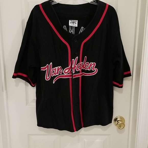 van halen baseball shirt